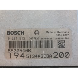 0281012150 CENTRALINA MOTORE ECU FIAT CROMA 2.4D 939A3000  A8839