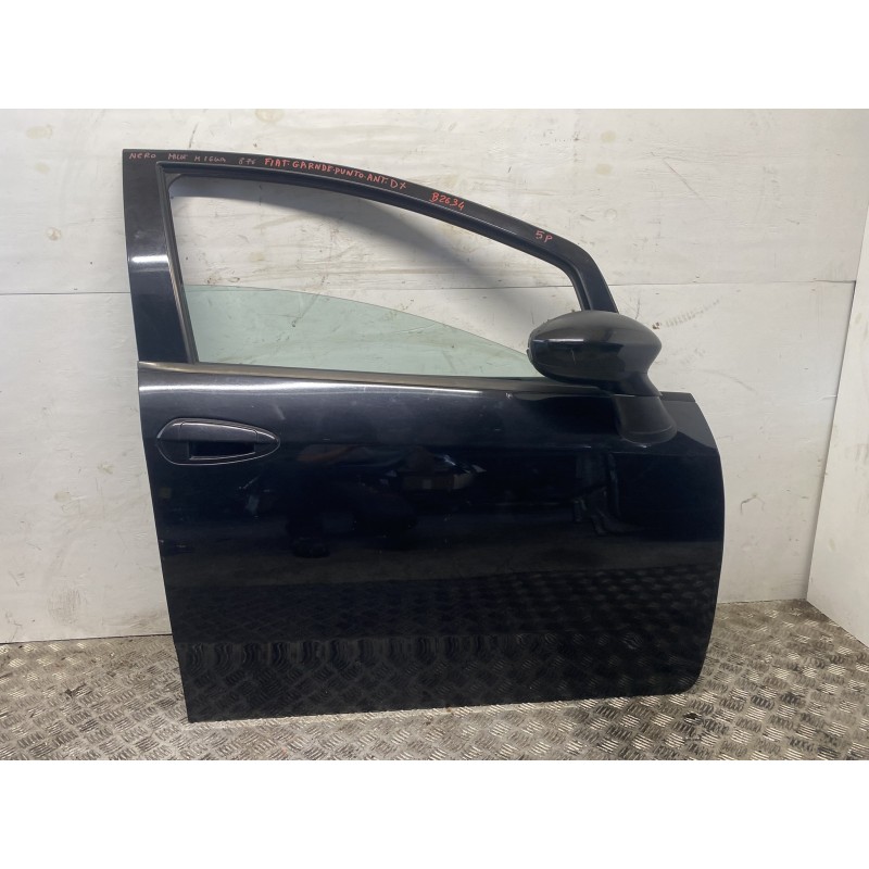 PORTA PORTIERA FIAT GRANDE PUNTO EVO NERA 876 ANTERIORE DESTRA SPORTELLO USATO B2634 PORTA PORTIERA FIAT GRANDE PUNTO EVO NERA 876 ANTERIORE DESTRA SPORTELLO USATO B2634