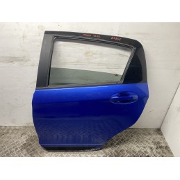 PORTA PORTIERA POSTERIORE SINISTRA TOYOTA YARIS XP130 2017 2020 HYBRID BLU USATA  B2805