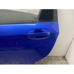 PORTA PORTIERA POSTERIORE SINISTRA TOYOTA YARIS XP130 2017 2020 HYBRID BLU USATA  B2805