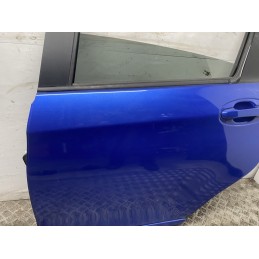 PORTA PORTIERA POSTERIORE SINISTRA TOYOTA YARIS XP130 2017 2020 HYBRID BLU USATA  B2805
