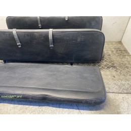 COPPIA PANCA PANCHINA SEDILI POSTERIORI FIAT CAMPAGNOLA AR76 LUNGA TAPPEZZERIA  B2800