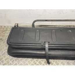 COPPIA PANCA PANCHINA SEDILI POSTERIORI FIAT CAMPAGNOLA AR76 LUNGA TAPPEZZERIA  B2800