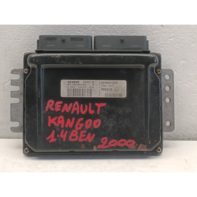 CENTRALINA MOTORE RENAULT KANGOO 1 SERIE 1.4B 8200061272 E7J C6 A8860 CENTRALINA MOTORE RENAULT KANGOO 1 SERIE 1.4B 8200061272 E7J C6 A8860