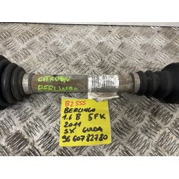 SEMIASSE SEMIALBERO ANTERIORE SINISTRO SX CITROEN BERLINGO 1.6 B 96607827809  B2555