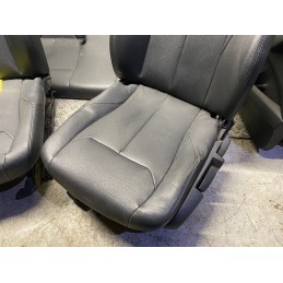 SEDILI TAPPEZZERIA PELLE NERA BMW SERIE 1 F20 2011 2019 SEDILE PANNELLI  B2822