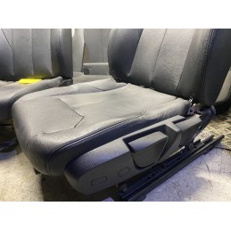 SEDILI TAPPEZZERIA PELLE NERA BMW SERIE 1 F20 2011 2019 SEDILE PANNELLI  B2822