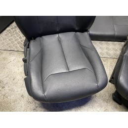 SEDILI TAPPEZZERIA PELLE NERA BMW SERIE 1 F20 2011 2019 SEDILE PANNELLI  B2822