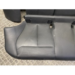 SEDILI TAPPEZZERIA PELLE NERA BMW SERIE 1 F20 2011 2019 SEDILE PANNELLI  B2822