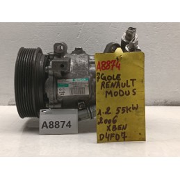 8200357173 COMPRESSORE ARIA CONDIZIONATA CLIMA RENAULT MODUS 1.2B 2006  A8874
