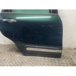 PORTA PORTIERA POSTERIORE DESTRA DX FIAT 500L VERDE TOSCANA 930 2013  B2832