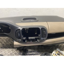 KIT AIRBAG FIAT 500L VOLANTE CRUSCOTTO CINTURE CENTRALINA 51964430  B2838