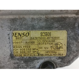 46782669 COMPRESSORE ARIA CONDIZIONATA CLIMA LANCIA YPSILON 843 1.2B  A8891