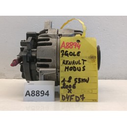 ALTERNATORE BOSCH 0124325186 RENAULT MODUS 1.2B D4F D7 14V 87A  A8894