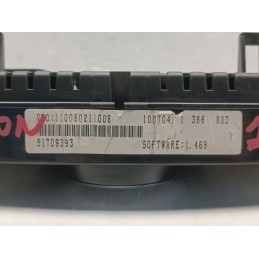 CONTACHILOMETRI QUADRO STRUMENTI LANCIA YPSILON 843 1.3MJT 51709393  A8899