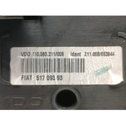 CONTACHILOMETRI QUADRO STRUMENTI LANCIA YPSILON 843 1.3MJT 51709393  A8899