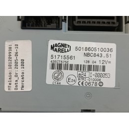 CENTRALINA BODY COMPUTER LANCIA YPSILON 843 1.3D 51715561 501860510036  A8907