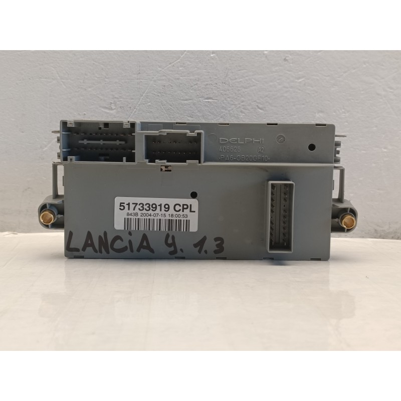 CENTRALINA BODY PORTA FUSIBILI LANCIA YPSILON 843 1.3D 51733919 51734380  A8908