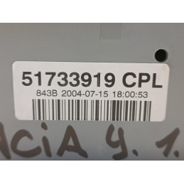 CENTRALINA BODY PORTA FUSIBILI LANCIA YPSILON 843 1.3D 51733919 51734380  A8908