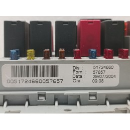 CENTRALINA PORTA SCATOLA FUSIBILI LANCIA YPSILON 843 1.3D 51724660  A8909