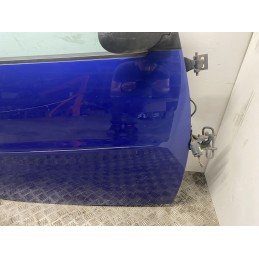 PORTA PORTIERA SMART 450 FORTWO ANTERIORE DESTRA DX 1998 2007 BLU COUPE  B2457
