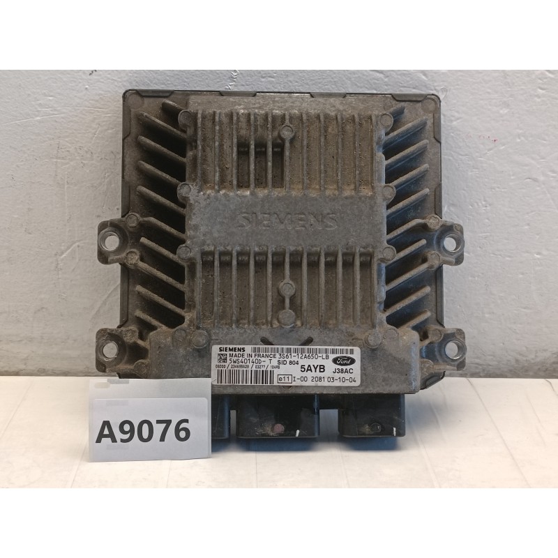 CENTRALINA MOTORE ECU FORD FIESTA V 1.4 TDCI DIESEL SIEMENS 3S6112A650LB 5AYB J38AC A9076 CENTRALINA MOTORE ECU FORD FIESTA V 1.4 TDCI DIESEL SIEMENS 3S6112A650LB 5AYB J38AC A9076