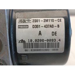 CENTRALINA MODULO POMPA ABS FORD FIESTA V MAZDA 2S612M110CE D351437A0B 10096001063  A9077
