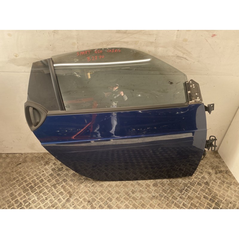 PORTA PORTIERA DESTRA SMART FORTWO CABRIO 450 BLU COMPLETA USATA B2870 PORTA PORTIERA DESTRA SMART FORTWO CABRIO 450 BLU COMPLETA USATA B2870