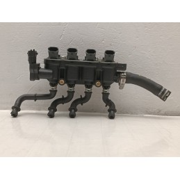 RAMPA KIT 4 INIETTORI GPL ARANCIO FIAT PANDA 3 GAS 55261762 110R000057  A8925