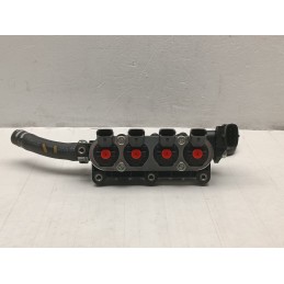 RAMPA KIT 4 INIETTORI GPL ARANCIO FIAT PANDA 3 GAS 55261762 110R000057  A8925