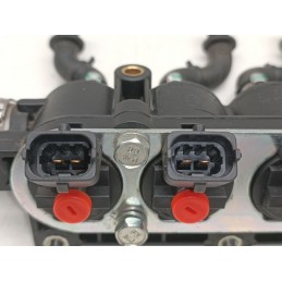 RAMPA KIT 4 INIETTORI GPL ARANCIO FIAT PANDA 3 GAS 55261762 110R000057  A8925