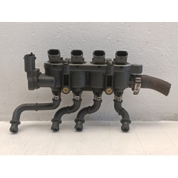 KIT 4 INIETTORI GPL GAS MED TYPE RGI 110R-000057 67R-010233 TAPPO VERDE ARANCIONE  A8929