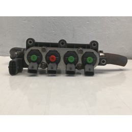 KIT 4 INIETTORI GPL GAS MED TYPE RGI 110R-000057 67R-010233 TAPPO VERDE ARANCIONE  A8929