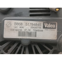 ALTERNATORE VALEO LANCIA YPSILON 843 1.3D TG9S036 51784845 14V 90AH  A8936