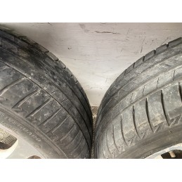 4 CERCHI IN LEGA FIAT 500L R17 GOMME 225/45/2017 DOT 2022 BIANCHI 735585994  B2883
