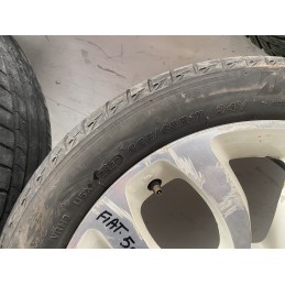 4 CERCHI IN LEGA FIAT 500L R17 GOMME 225/45/2017 DOT 2022 BIANCHI 735585994  B2883