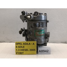 COMPRESSORE ARIA CONDIZIONATA CLIMA OPEL AGILA A 13106850 1.3D Z13DT  A8942