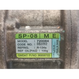 COMPRESSORE ARIA CONDIZIONATA CLIMA CHEVROLET MATIZ 800B 96858722  A8951