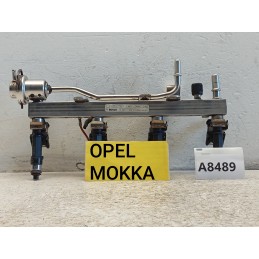 FLAUTO KIT 4 INIETTORI OPEL MOKKA A 1.4 BENZ B14NET 55577580 0280158205  A8489