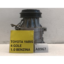COMPRESSORE ARIA CONDIZIONATA CLIMA TOYOTA YARIS 1 SERIE 4472206254  A8967