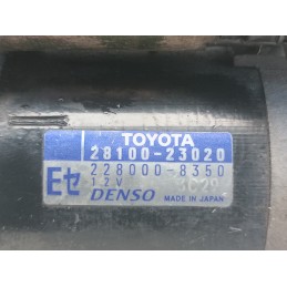 MOTORINO AVVIAMENTO TOYOTA YARIS 1 SERIE 1.0B DENSO 2810023020  A8974