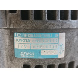 ALTERNATORE 12V 70AH TOYOTA YARIS 1 SERIE 1.0B 1999 2005 2706023010  A8976