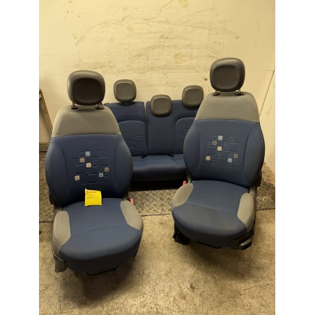 TAPPEZZERIA SEDILI SEDILE FIAT PANDA 3 SERIE 312 2012 2025 BLU  B2911