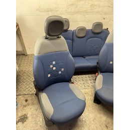 TAPPEZZERIA SEDILI SEDILE FIAT PANDA 3 SERIE 312 2012 2025 BLU  B2911