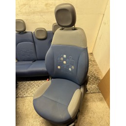 TAPPEZZERIA SEDILI SEDILE FIAT PANDA 3 SERIE 312 2012 2025 BLU  B2911