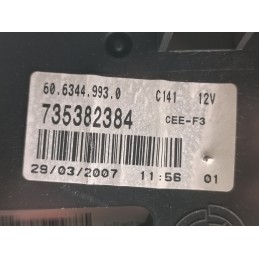 QUADRO STRUMENTI CONTACHILOMETRI FIAT 600 SEICENTO 1.1B 735382384  A9015