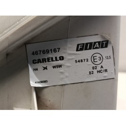FARO FANALE ANTERIORE SINISTRO FIAT 600 SEICENTO 46769167 1998 2010  A9026