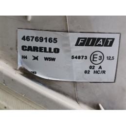 FARO FANALE ANTERIORE DESTRO FIAT 600 SEICENTO 46769165 1998 2010  A9027