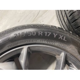 4 CERCHI IN LEGA 17 FORD FOCUS MK4 ST LINE 2020 GOMME 215/50/17 ORIGINALI JX7C1007F1A 2443143  B2884