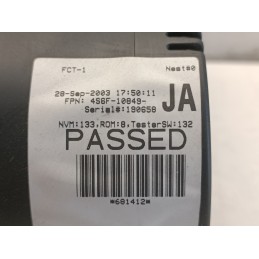 QUADRO STRUMENTI CONTACHILOMETRI FORD FUSION FIESTA MK5 4s6f-10849-ja 1.4D  A9046